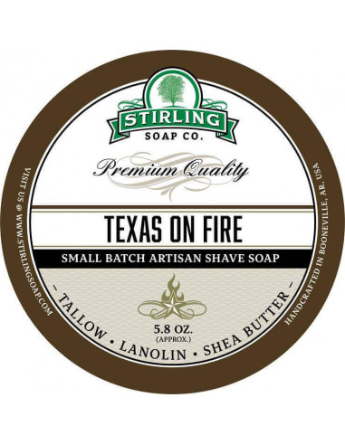 Skūšanās ziepes Stirling Soap Texas on fire 170ml