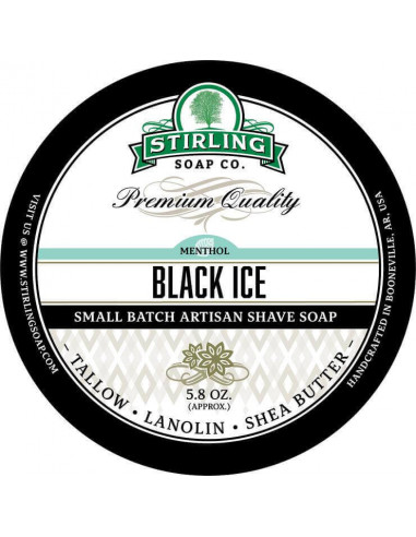Skūšanās ziepes Stirling Soap Black Ice 170ml