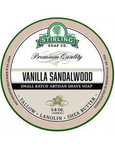 Skutimosi muilas Stirling Soap Vanilla Sandalwood 170ml