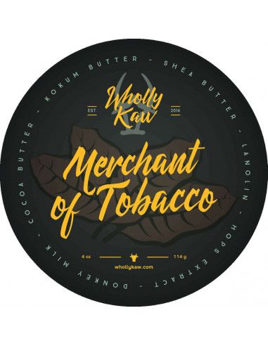 Wholly Kaw Skūšanās ziepes Merchant of Tobacco 114g