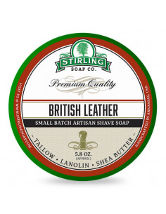 Skutimosi Muilas Stirling Soap British Leather 170ml