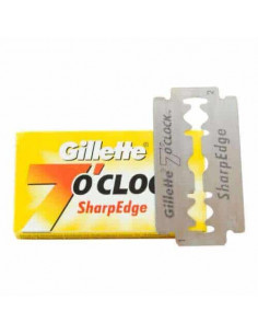 Gillette 7 O’Clock Sharp Edge divpusēji skūšanās asmeņi 5 gab