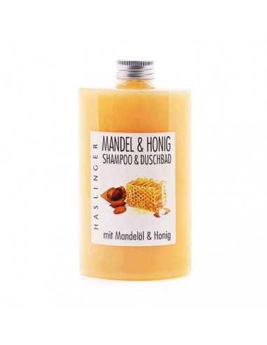 Haslinger šampūnas-dušo gelis su migdolais 200 ml