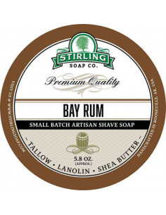 Skutimosi muilas Stirling Soap Bay Rum 170ml
